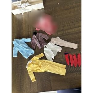Vintage 13 Piece Lot Mattel Barbie RICKY Doll Misc. Clothes Clothing Shoes 1964